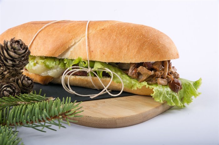 BURGERS - ALPEN - BROT, GEGRILLTE SALSICCIA, KÄSE, SALAT, PILZE, POMMES - 17