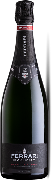 WEINE IM GLAS 10 CL - ferrari maximum blanc de blancs trento doc 2019 - 0,10l - 12,5%